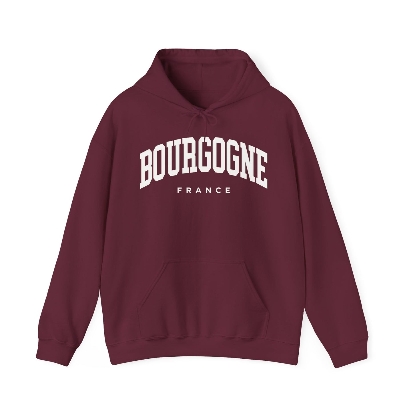 Burgundy France Hoodie