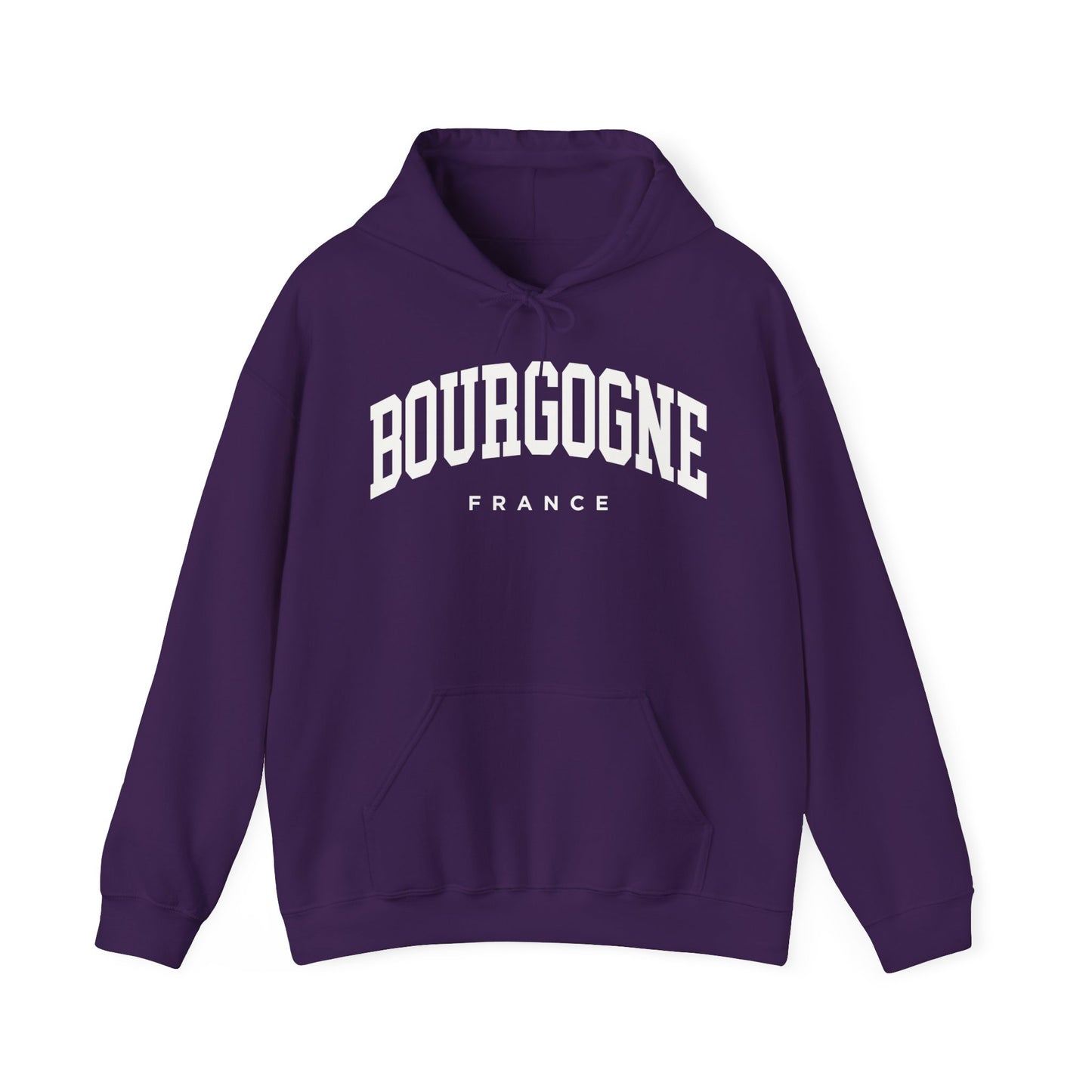 Burgundy France Hoodie